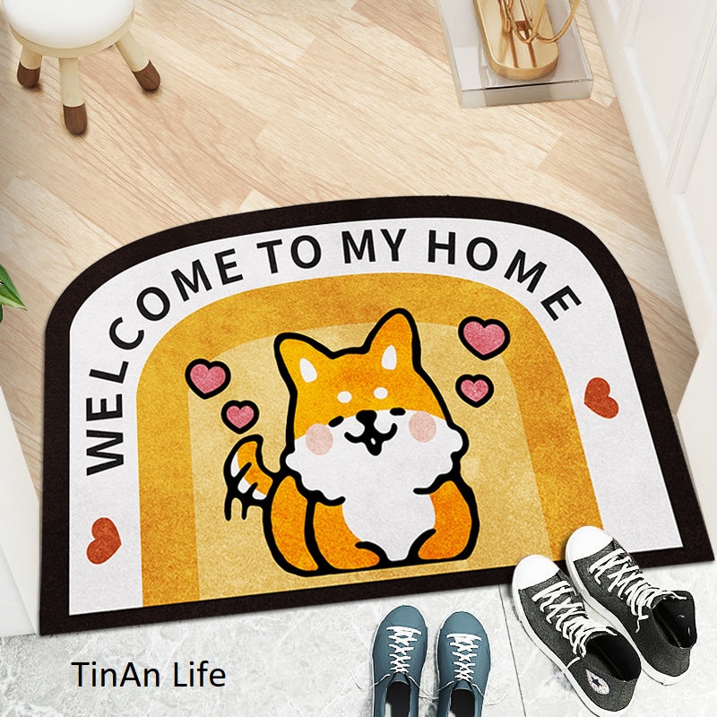 Thảm phòng tắm chống trượt thấm nước hình thú dễ thương
