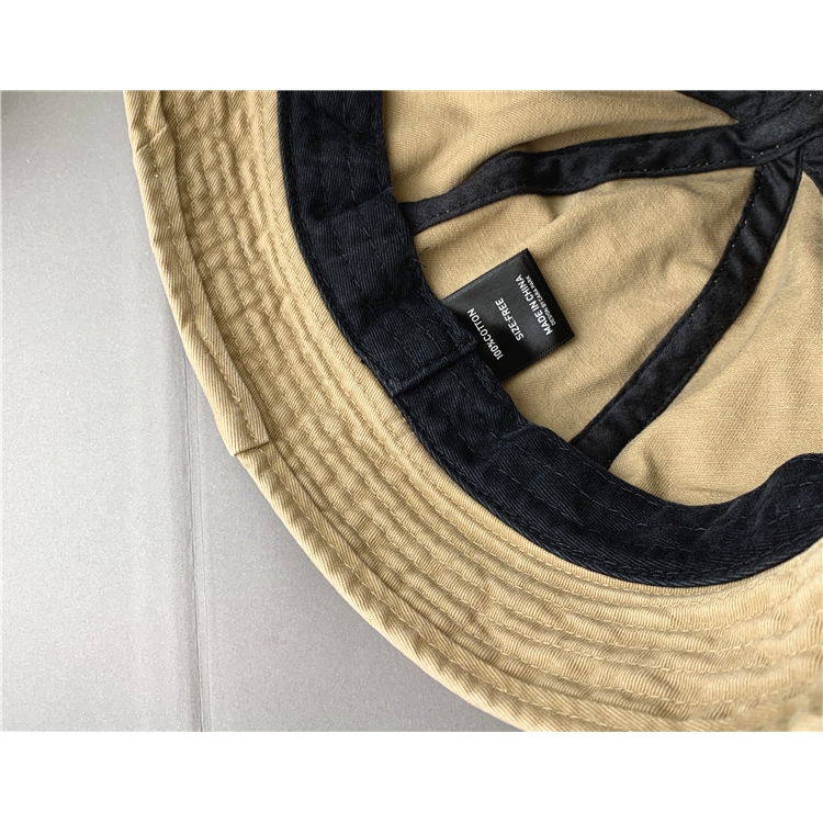 Nón tai bèo vành ngắn bằng cotton nguyên chất màu trơn phong cách Harajuku Nhật Bản cho nam nữ