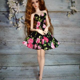 Đầm bjd 1/3 kèm giầy
