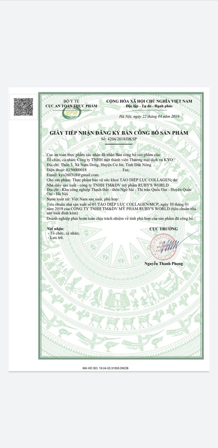 Tảo Diệp Lục Collagen Chính Hãng 30 gói | BigBuy360 - bigbuy360.vn