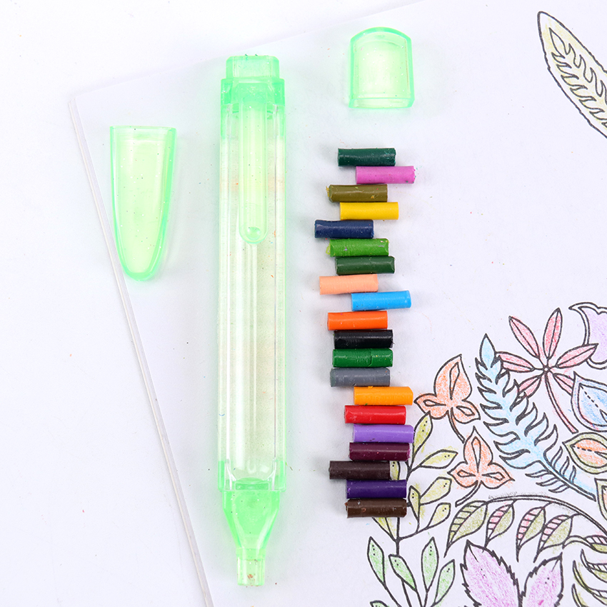 Bút chì màu 20 màu sáp đáng yêu sử dụng tiện lợi cho bé