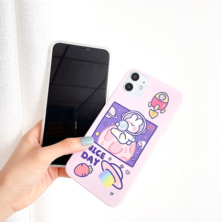 Ốp lưng iphone Pink Planet viền trong chống ố 6/6plus/6s/6splus/7/7plus/8/8plus/x/xr/xs/11/12/13/pro/max/plus/promax