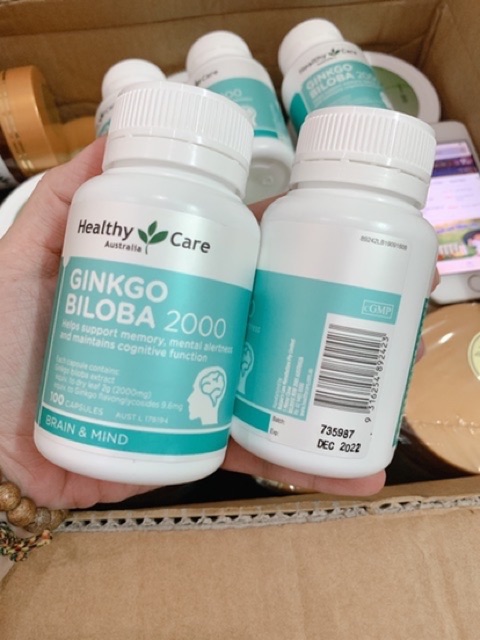 Viên uống bổ não Healthy care ginkgo bibola 100 viên của Úc - Beauty Shop | BigBuy360 - bigbuy360.vn
