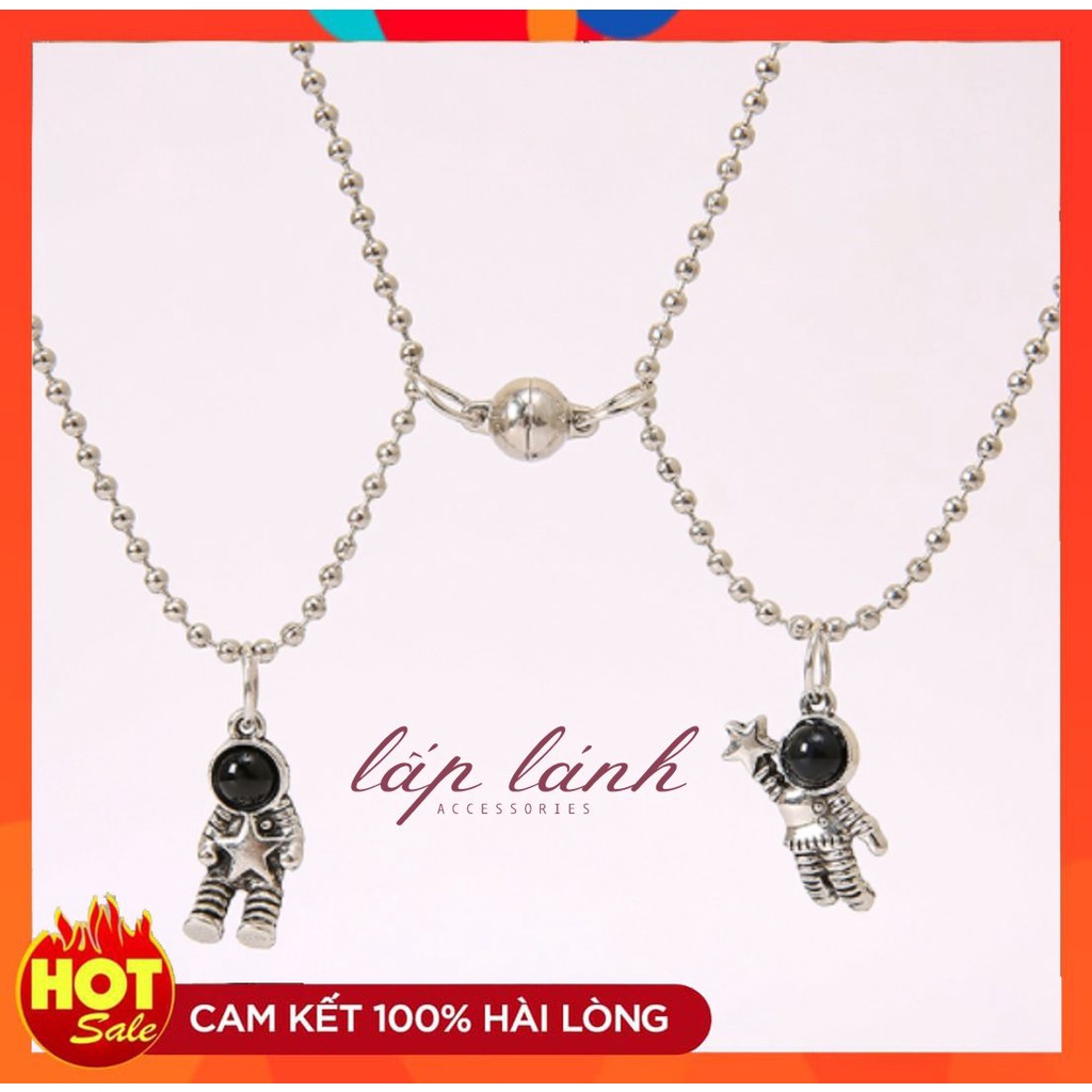 [CÓ SẴN] DÂY CHUYỀN ĐÔI VÒNG CỔ CẶP HÌNH PHI HÀNH GIA QUÀ TẶNG VALENTINE TÌNH BẠN TÌNH YÊU TÌNH NHÂN221VC041