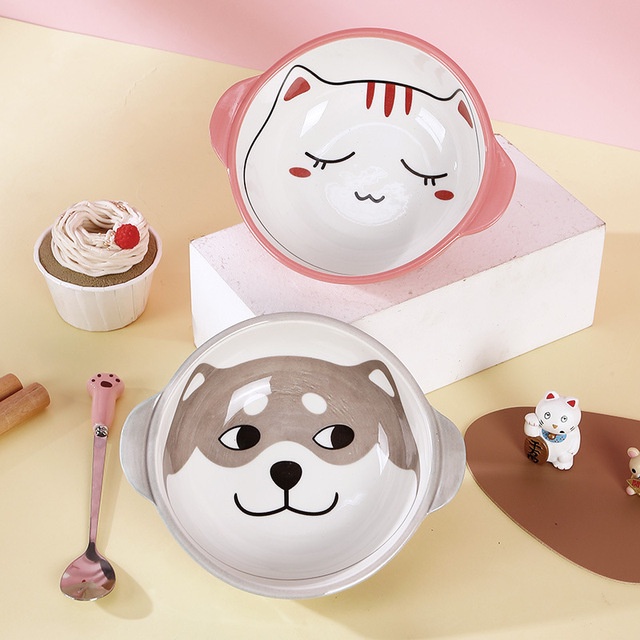 (sale lấy lượt mua) Chén bát ăn dặm cho bé hình con vật dễ thương