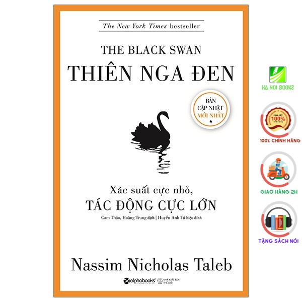 Sách - Thiên Nga Đen - Tác giả Nassim Nicholas Taleb - AlphaBooks