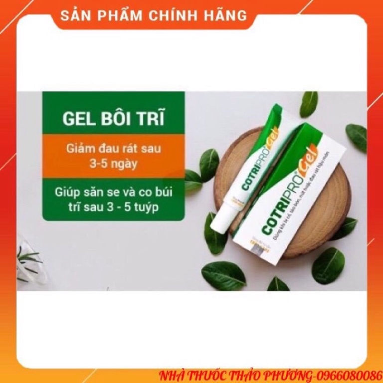 Cotripro Gel- dành cho Trĩ,táo Bón,nứt,hoặc đau rát hậu môn