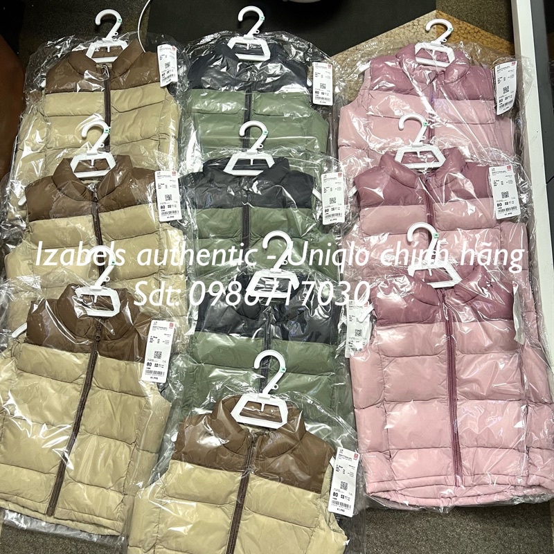 Áo gile phao baby Uniqlo chính hãng