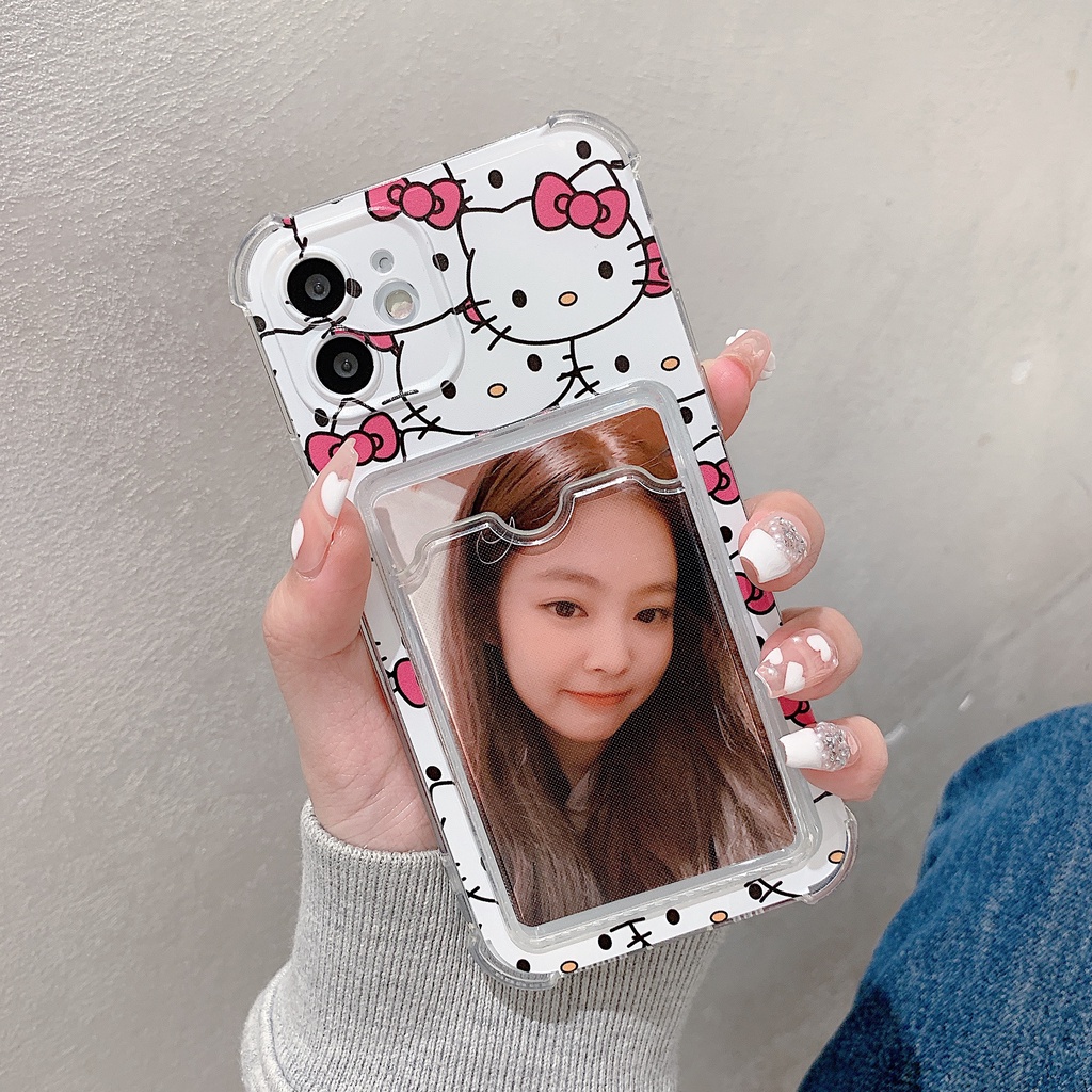 Ốp Điện Thoại Họa Tiết Hello Kitty Cho iPhone 14 / 13 / 12 / 11 / X / 8 / 7P