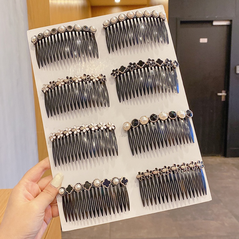 Kẹp tóc đính ngọc trai nhân tạo thời trang dành cho nữ