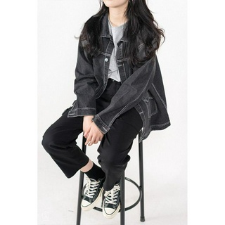 Áo Khoác Bò Nữ SSSTUTTER Her Denim Jacket