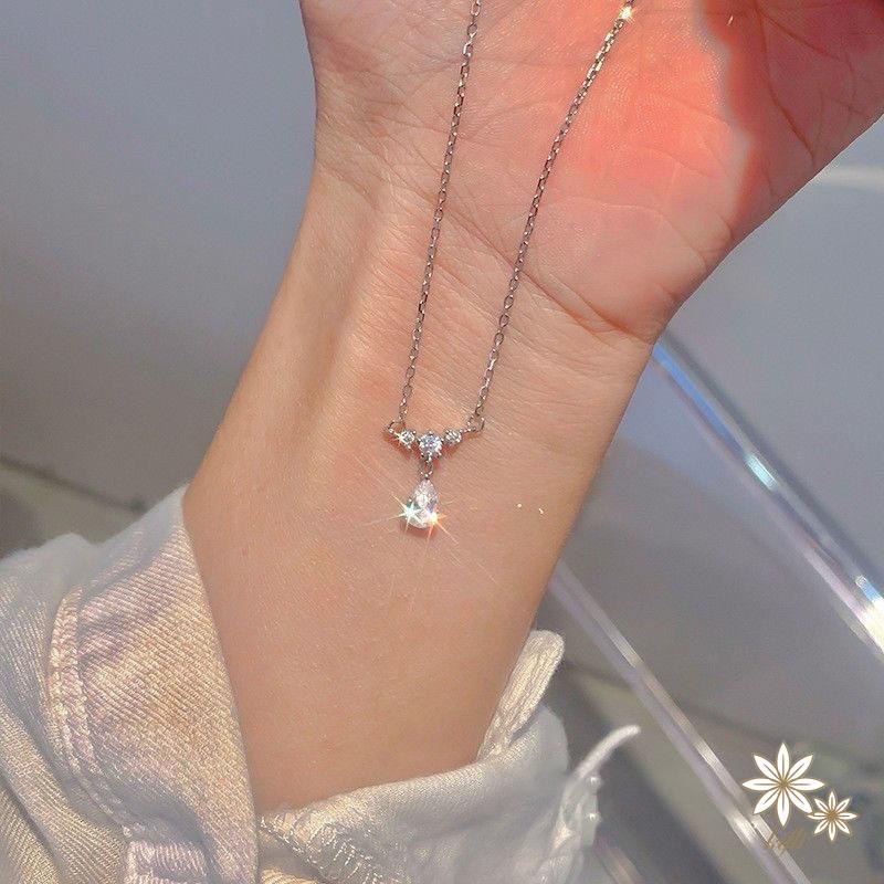 🌸Vòng cổ Hình Giọt Nước Phong Cách Hàn Quốc Thanh Lịch Dành Cho Nữ