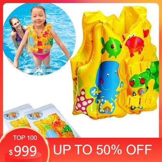 [FREESHIP]- Áo phao bơi cao cấp hình cá màu vàng cho bé 3-5 tuổi - LOI59 SPORTS