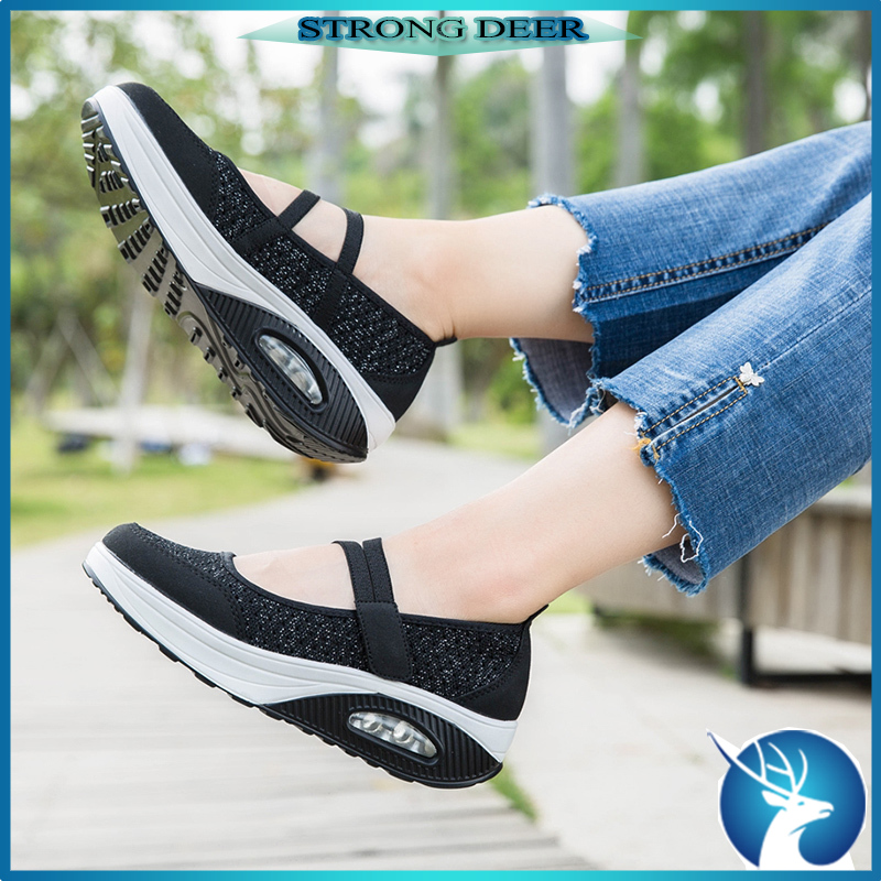 Giày lười nữ size 35-42 thoải mái thoáng khí