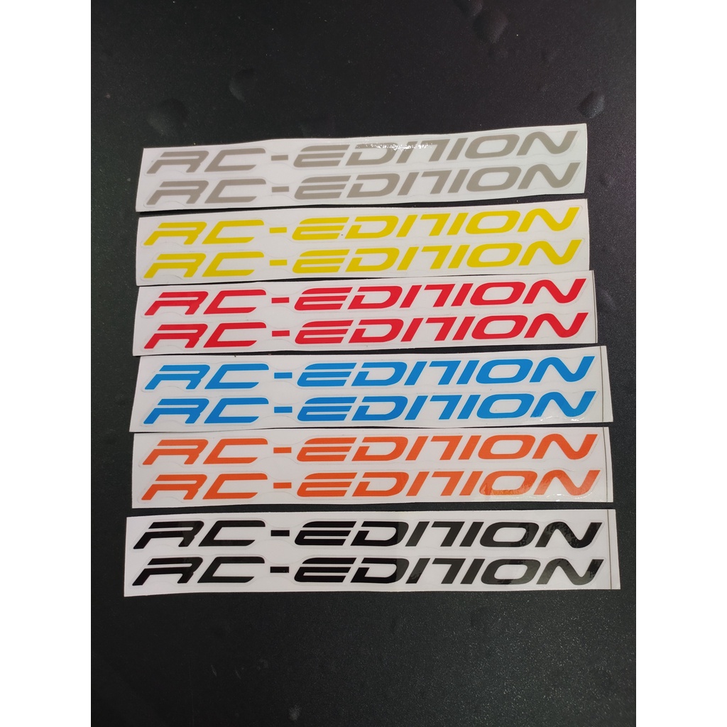 Tem Dán Phuộc RC EDITION Nhiều Màu Chọn Lựa