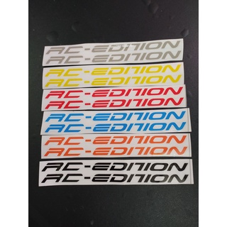 Tem dán phuộc rc edition nhiều màu chọn lựa