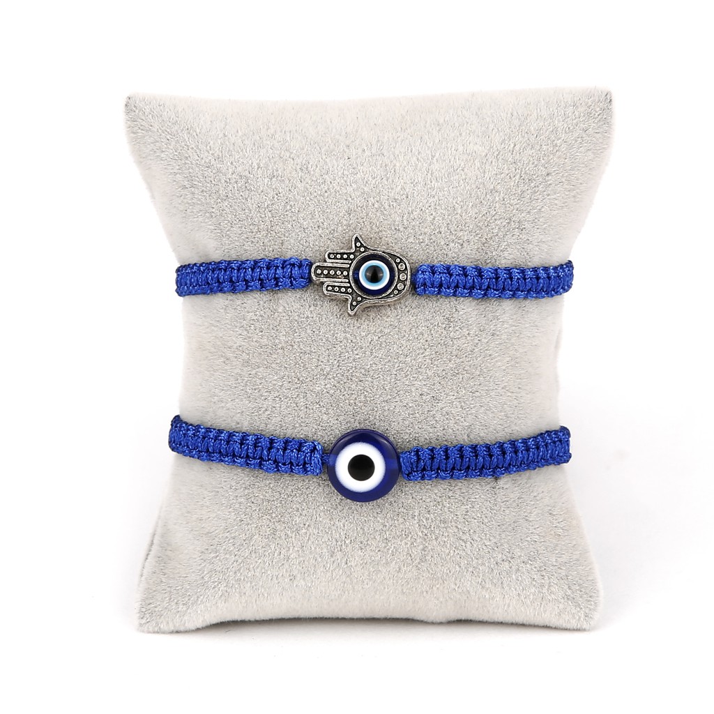 Vòng đeo tay GMAI bện dây mặt hình mắt quỷ cá tính thời trang cho nữ