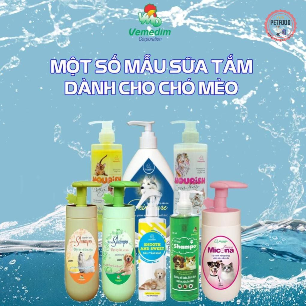 Vemedim Fronil Spot phòng trị ve, rận cho chó, mèo, hiệu quả đến 4 tuần, 1 hộp 5 ống