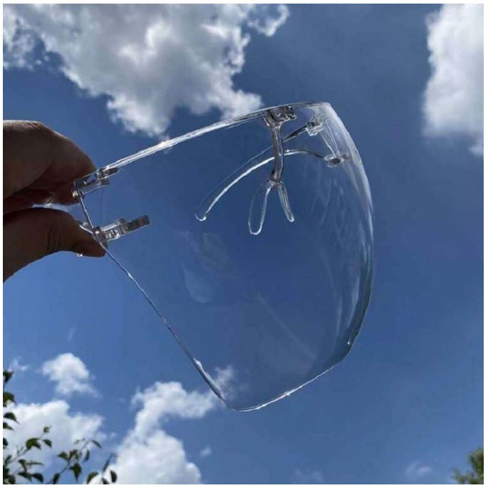 Mắt kính phòng dịch FACE SHIELD chống giọt bắn che hết khuôn mặt , bảo hộ chống bụi gió đi đường [ KHẨU TRANG NHỰA ] | BigBuy360 - bigbuy360.vn