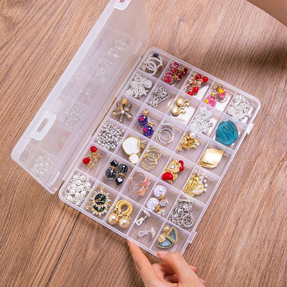 ANEMONE Hộp Đựng Trang Sức Nhiều Ngăn Hình Vuông Đa Năng Tiện Dụng