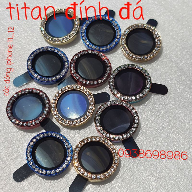 Bộ 3 dán mắt camera đính đá 13 pro max , 13 pro ,13 , 11/11pro/11pro max/12mini/12/12pro/12 pro max siêu sang trọng