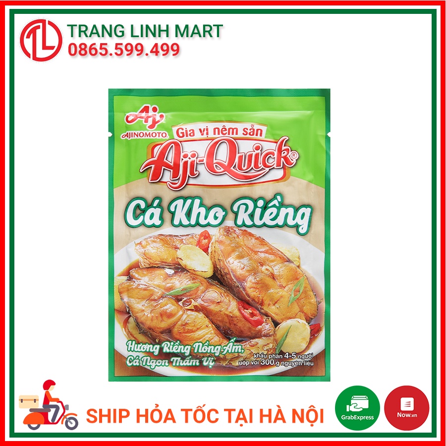 Gia vị nêm sẵn cá kho riềng Aji-Quick gói 29g
