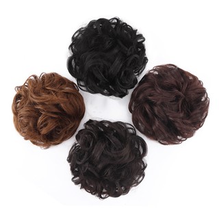 Tóc giả búi 💖FREESHIP💖 Tóc búi xoăn cột J25C, búi xoăn tóc giả, cột búi tóc, búi cột tóc xoăn