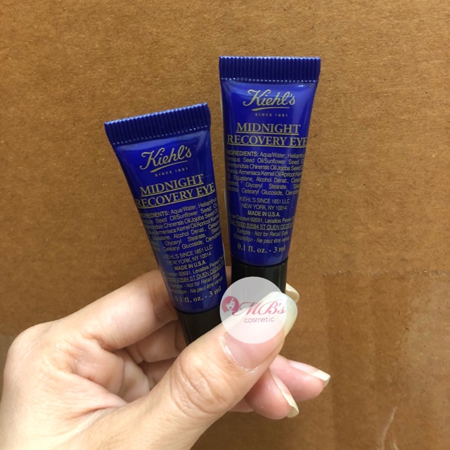 Kem dưỡng mắt Kiehls Midnight Recovery Eye Cream 3ML