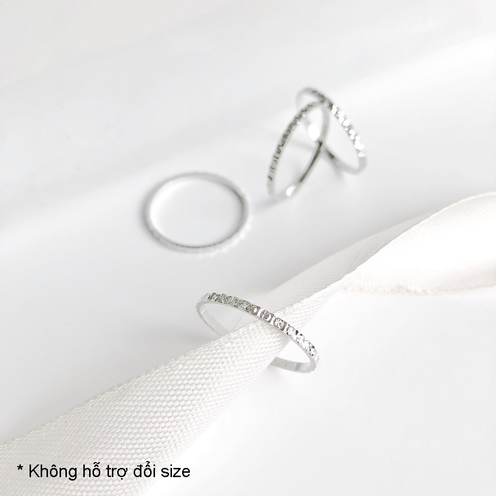 Nhẫn Bạc 925 Blue Peach Y20 Circle NT2033