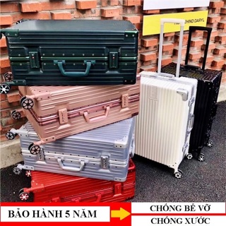 Vali khung nhôm khoá sập
