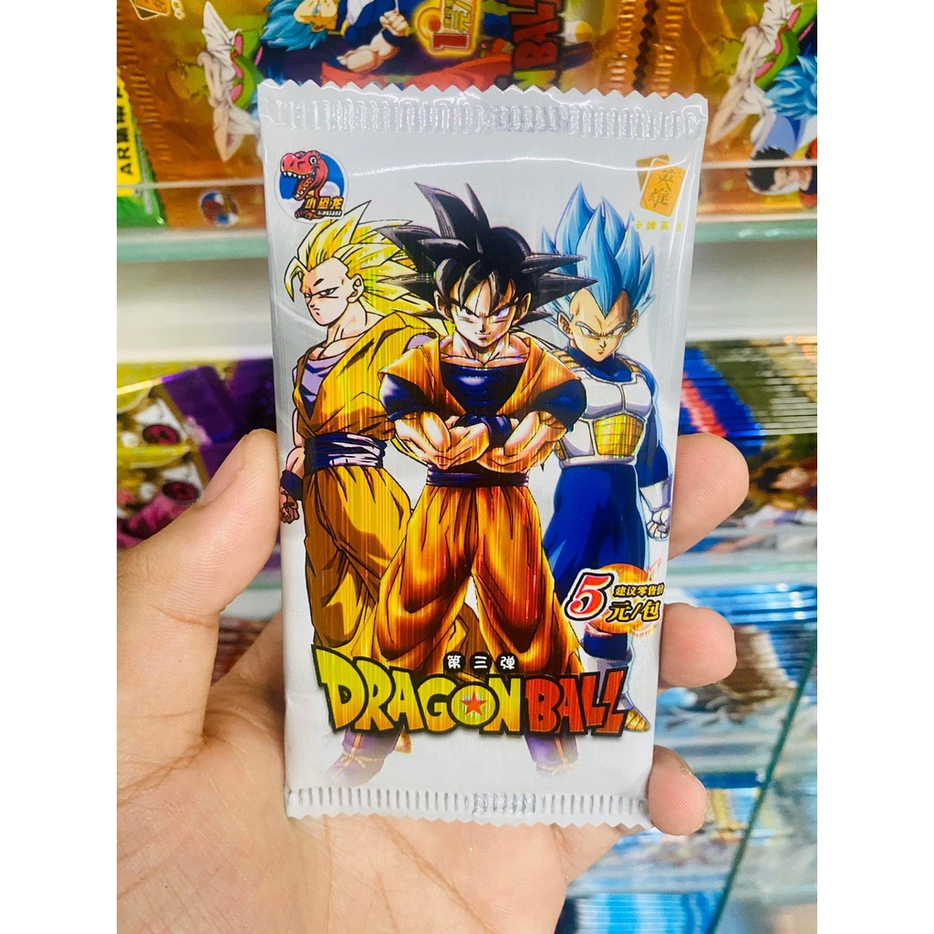 Tổng hợp Set 5 ảnh thẻ nhân phẩm Anime Dragon Ball ngẫu nhiên chibi xinh xắn