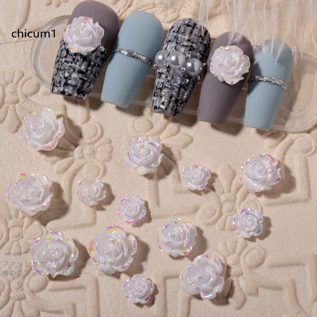 [Hàng mới về] Túi phụ kiện hoa giả trang trí móng tay nghệ thuật