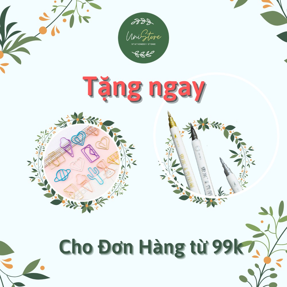 Giấy Refill Sổ Còng in màu họa tiết nhiệt đới dễ thương  A5