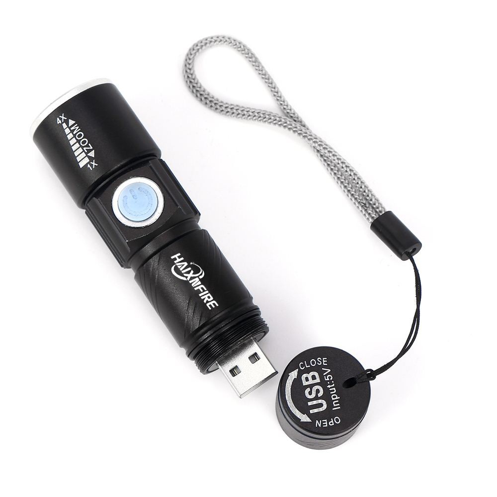 Đèn pin AoneFire X200 3 chế độ kiểu dáng Mini cổng USB tiện dụng khi du lịch