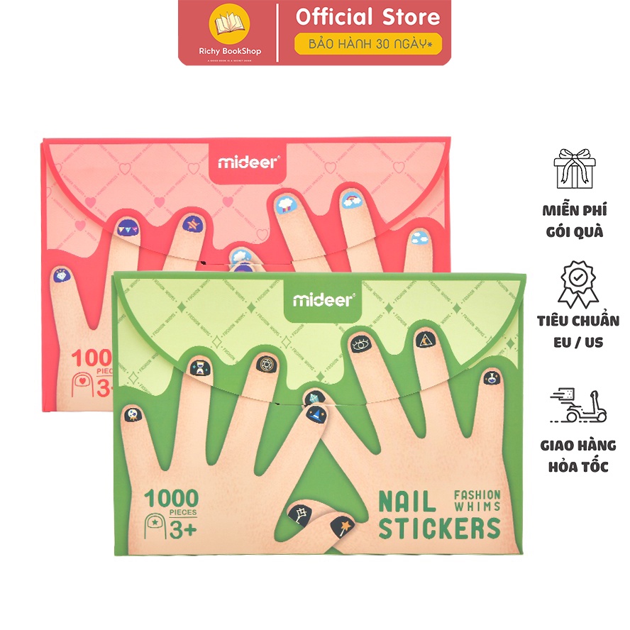 Nail Sticker Dán Móng Tay Giả Cho Bé Gái - Mideer Nail stickers