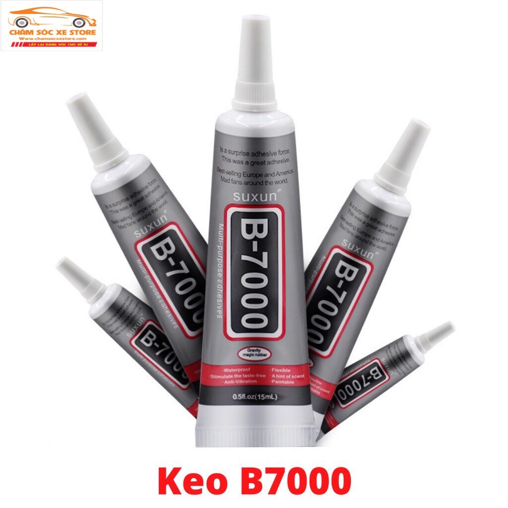 Keo dán Suxun B7000 đa năng nhanh khô kết dính vật liệu cần dán tốt, chống thấm nước chamsocxestore