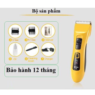 [Bão Sale] Tông Đơ Cắt Tóc Codos T8 - Bảo hành 12 tháng