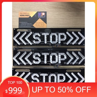 Đèn led chữ stop cảnh báo cho xe