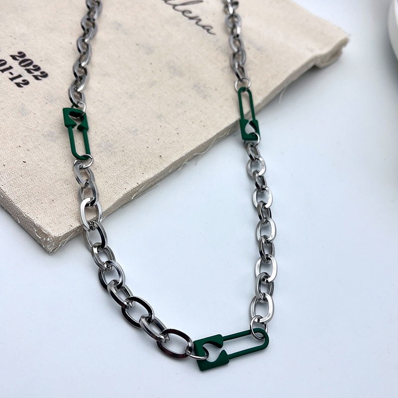 Vòng cổ Mặt Hình Ghim Cài Phong Cách hip hop Thời Trang Mới Cho Nữ