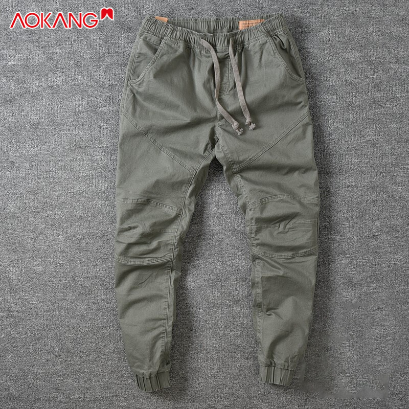 Quần dài nam AOKANG lưng thun màu sắc đơn giản thời trang