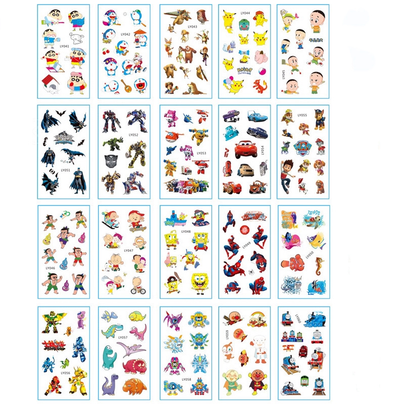 Hình xăm dán tạm thời hình công chúa dễ thương cho bé