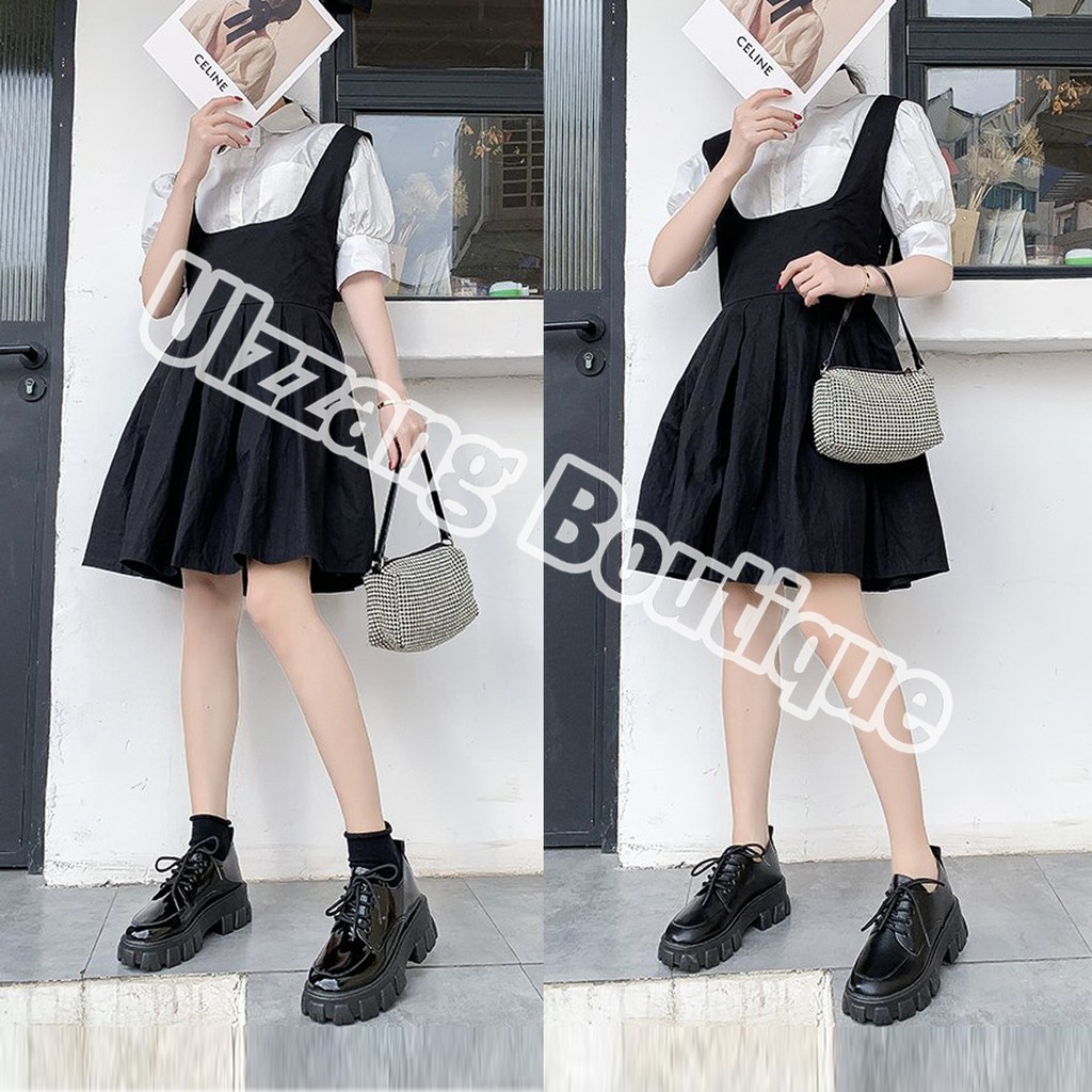 Giày Oxford nữ giày ulzzang đế cao mũi tròn mới 2021 (OX-10) | BigBuy360 - bigbuy360.vn