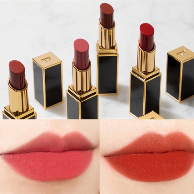 Thỏi Son Lì Nhung Mịn Thiết Kế Vỏ Màu Đen 3g Thương Hiệu tf tom ford