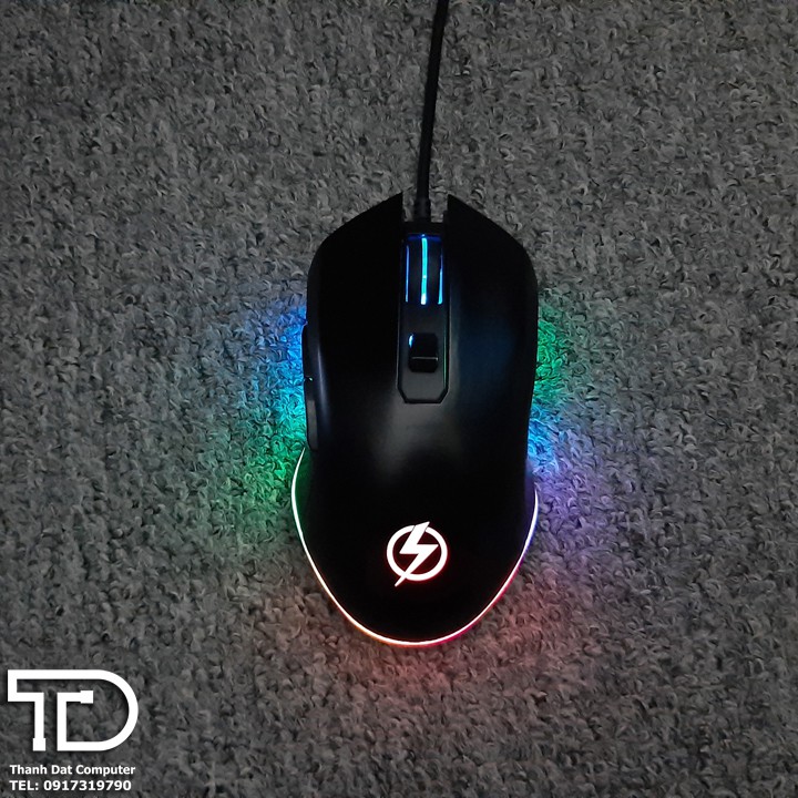 Chuột máy tính chơi game Lightning GX686 Led RGB cũ