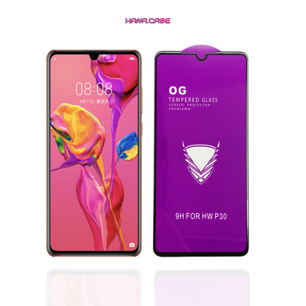 Kính cường lực OG Full màn Redmi Note 8 viền mỏng chất đẹp cao cấp mặt kính siêu chịu lực hana.case