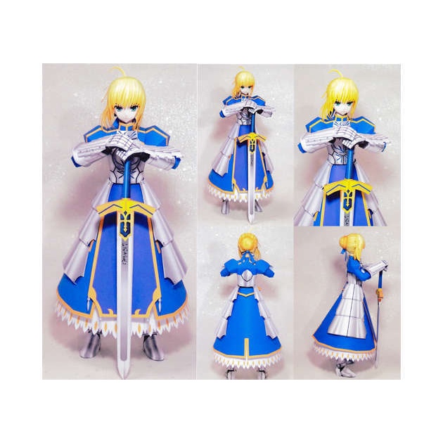 Mô Hình Giấy Anime Saber - Fate stay night TS20