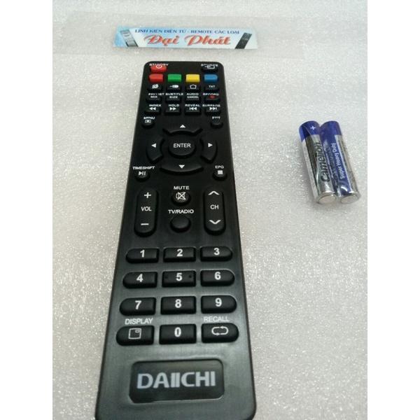 Điều Khiển Tivi Daiichi Smart Ngắn ( Hàng Chính Hãng Mới 100%)