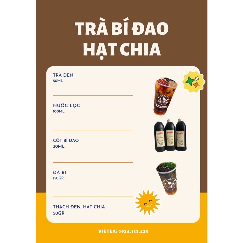 Nước cốt bí đao Trendy 100ml (Tách từ chai 1L)