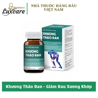 KHƯƠNG THẢO ĐAN - Viên xương khớp hỗ trợ giảm đau, giảm các triệu chứng viêm và phục hồi sụn khớp Hộp 30 Viên