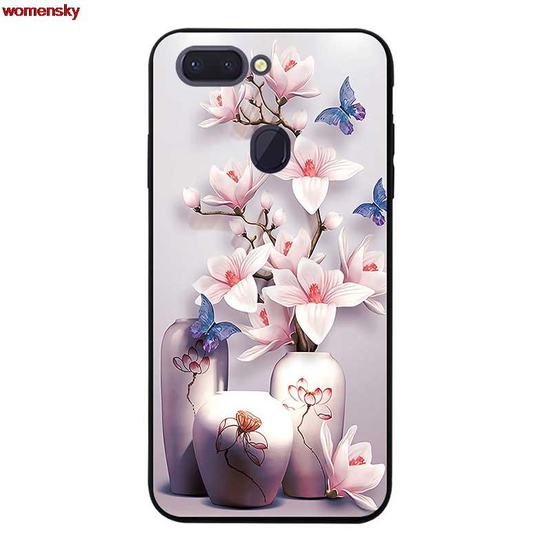 Ốp Điện Thoại Silicon Họa Tiết 2 Cho Oppo R15 R17 R19 F11 Realme 3 5 C2 C11 Reno Z 10X X Pro K3 A1K Lite